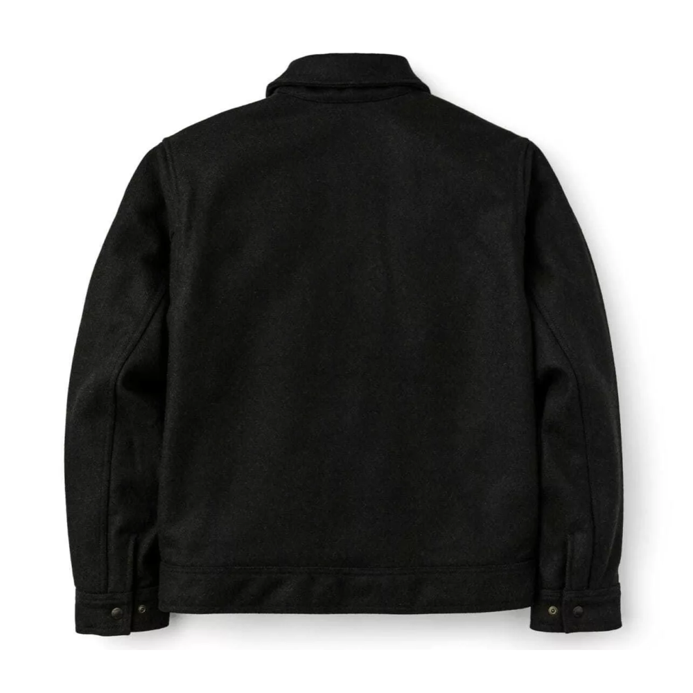 Wool Work Jacket Peat Black Dark* - Image 3